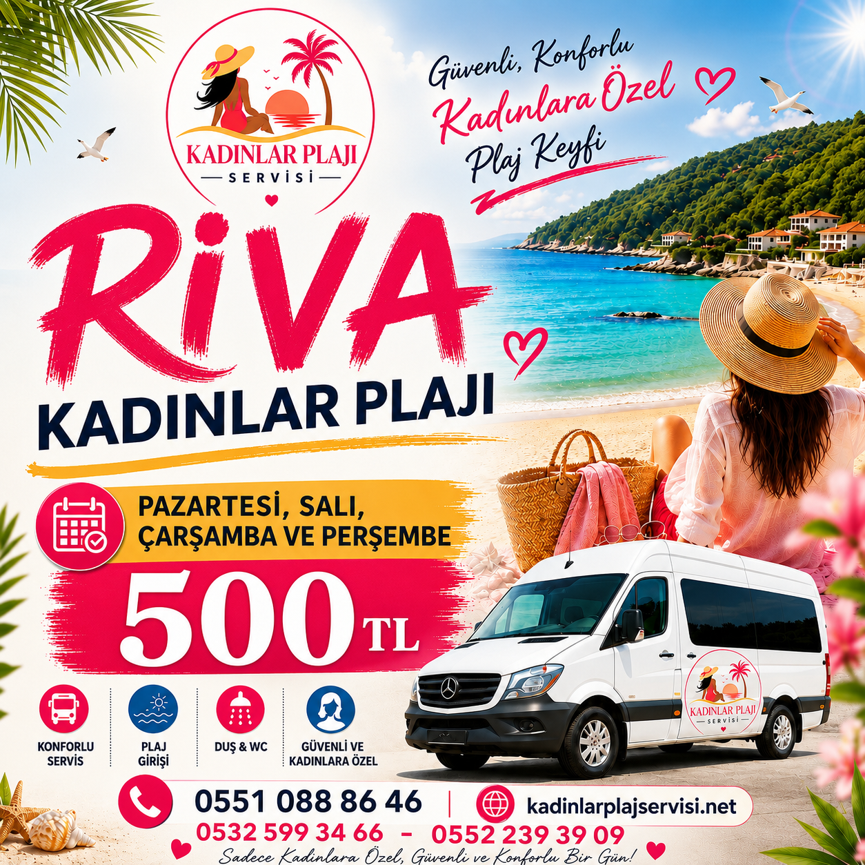 Kadınlar Plajına Servis servis afişi